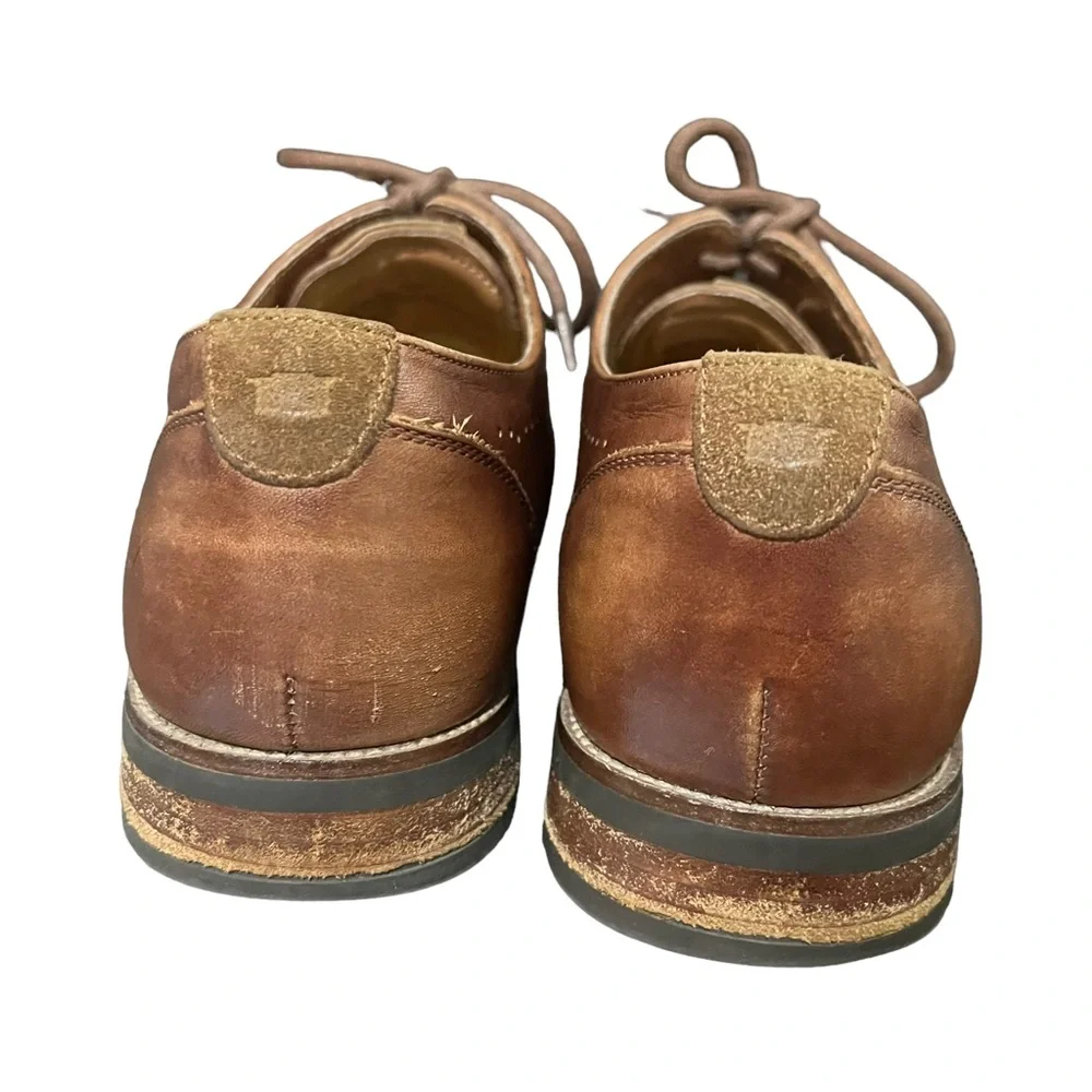 Florsheim UPTOWN 15166-221 Cognac‎ Leather Cap Toe Oxford Dress Shoes Size 8.5